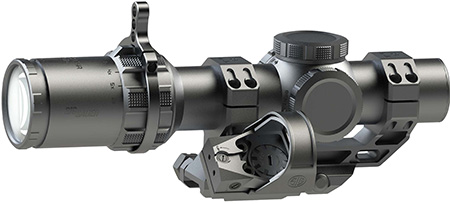 Sig Sauer Electro-Optics SOTMC61000-R1 Tango-MSR Compact Black 1-6x24mm, 30mm Tube Illuminated BDC6 Reticle, Romeo1 3MOA Red Dot Reticle w/10 Brightness Settings