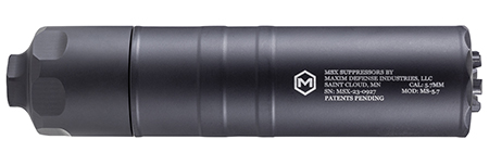 Maxim Defense MXM49752  MS-57 5.7x28mm 1.50" Black Titanium/Stainless Steel