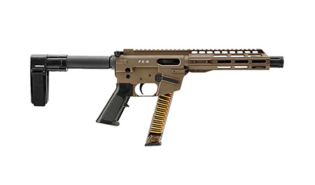 FREEDOM ORDNANCE FX9P8SBM-FDE FX9P  9mm Luger 8" Flat Dark Earth