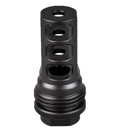 SilencerCo AC1961 ASR Muzzle Brake Black Nitride 11/16"x24 Threads 458 Cal