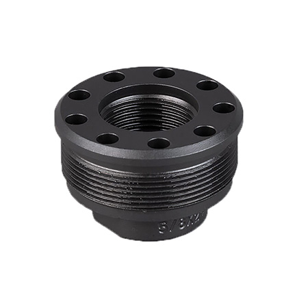 SilencerCo AC822 Alpha Direct Thread Mount Fits 9/16"x24 Black