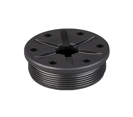 SilencerCo AC5126 Bravo Front Cap 9mm Fits Matte Black