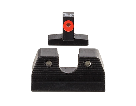 Trijicon 600891 HD XR Night Sight Set Green Tritium/Orange Outline Front, Green Tritium Rear, Black Frame, Fits FN FNP/FNX