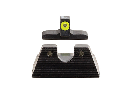 Trijicon 600895 HD XR Night Sight Set Green Tritium/Yellow Outline Front, Green Tritium Rear, Black Frame, Fits H & K VP9/45C/45C Tactical/P30/P30L/P30SK