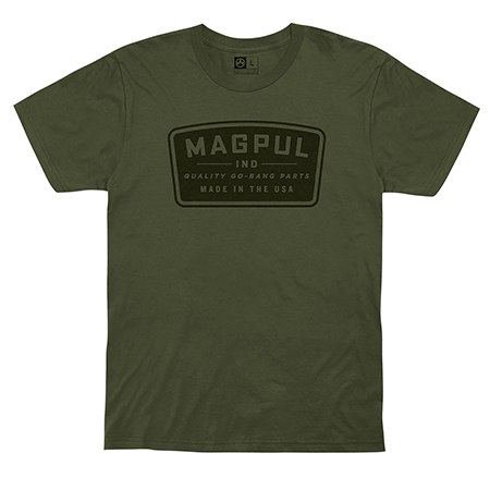 Magpul MAG1111-316-S Go Bang Parts  Olive Drab Cotton Short Sleeve Small