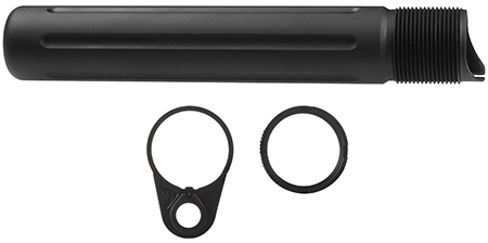 Primary Weapons 4G2BTPB-1F Castle Nut  7075 T-6 Aluminum Black Anodized