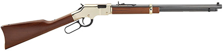 Henry H004M Golden Boy  22 WMR Caliber with 12+1 Capacity, 20.50" Blued Barrel, Brasslite Metal Finish  &  American Walnut Stock Right Hand (Full Size)