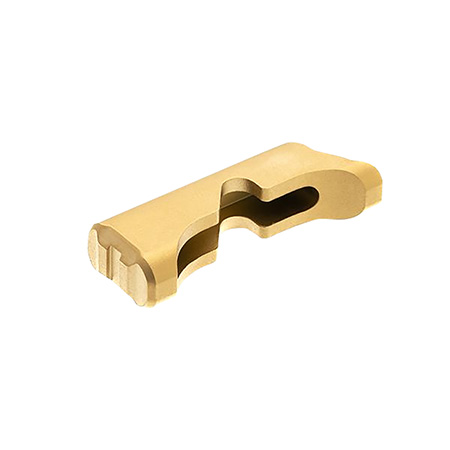 Tyrant CNC TDECHEMRGOLD  Extended Magazine Release Springfield Echelon PVD Gold Steel