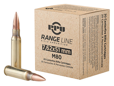 TR & Z PPR751   7.62X51 145gr Full Metal Jacket Boat Tail 20 Per Box/25 Case