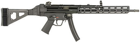 HK 81001190 SP5L  9mm Luger 30+1 16.50" Overall Black M-LOK Handguard, Aluminum Receiver, SB Tactical Brace  &  Polymer Grip