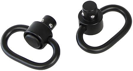 Bulldog BD884 Deluxe Push Button Swivel Black 1.25" Steel
