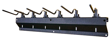 Berry's 65892 Gun Safe Pistol Rack Black Holds 6 Pistols