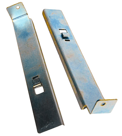 Berry's 54358 Gun Safe Pistol Rack Silver Steel Handgun