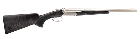 Heritage Mfg BL41018NI Badlander  410 Bore Break Open 2rd 18.50" Nickel Side By Side Barrel  &  Receiver, Fixed Turkish Walnut Wood Stock
