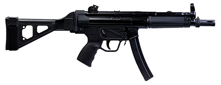 Century Arms HG6034SB-N AP5 P 9mm Luger 30+1 9" Black Threaded Barrel, Black Synthetic SB Tactical Brace, Black Polymer Pistol Grip