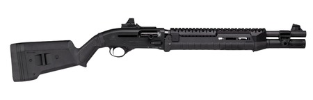 Langdon Tactical Tech LTT1301HZFRMBLK Beretta 1301  3" 7+1 18.50" Black Oxide Heat Shield Barrel, Black Aluminum Receiver, Black Magpul Polymer Stock, Modified Magpul Zhukov Forend