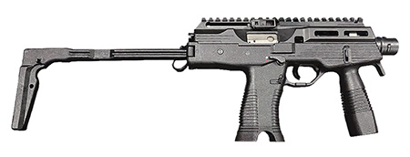 B & T Firearms BTTP9PROUSPISTOL9mm Luger 30+1 5.10" Black Hardcoat Anodize Polymer Receiver w/ Picatinny Rail, M-LOK Handguard, Black Grip Ambidextrous,