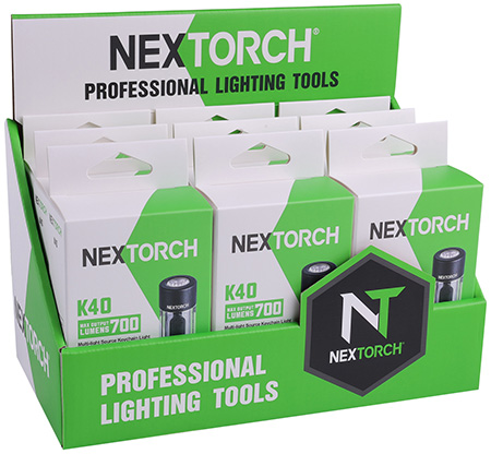 NEXTORCH K40PDQ    9PC. K40 COUNTERTOP DISPLY