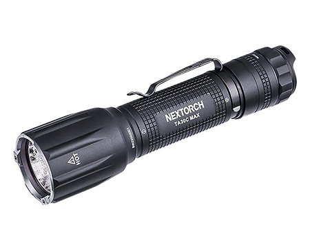 Nextorch   Tactical Flashlight Black 3000 Lumens 390 Meters Beam Distance