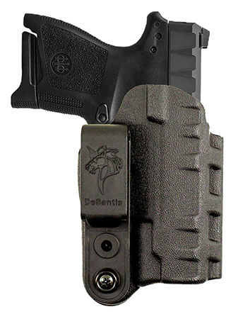 DeSantis Gunhide 137KJ5ZZ0 Slim-Tuk  IWB Black Kydex Fits S&W Bodyguard 2.0 Ambidextrous