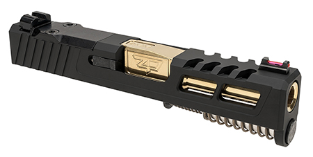 Zaffiri Precision ZPS.2.43.BLK.CU.2 ZPS.2 Complete Upper Gold TiN Barrel for Glock 43