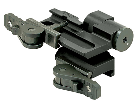 Nocpix AC55 ADM  QR Flip To Side Picatinny Rail Black Anodized Aluminum, Fits Rico Micro/RL252V2/RH252V2