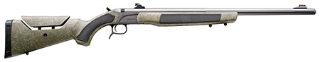 CVA PR3233N Accura MR-X 50 Cal VariFlame 26" Tungsten Cerakote Fluted Threaded Barrel, Drilled  &  Tapped Receiver, Adjustable Black/Gray Webbing Synthetic Stock