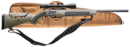 CVA PR3232NSCP Accura MR-X 45 Cal 26" Tungsten Cerakote Fluted Threaded Barrel, Drilled  &  Tapped Receiver, Adjustable Black/Gray Webbing Synthetic Stock, KonusPro 309x40mm IR w/BDC, Soft Rifle Case