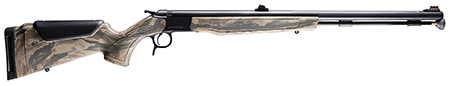 CVA PR2047N Optima  50 Cal 26" Black Nitride Fluted Barrel, Black Nitride Drilled  &  Tapped Steel Receiver, Fixed Realtree Legacy Synthetic Stock, Fiber Optic Sights