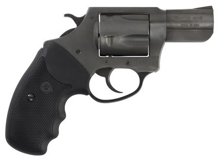 Charter Arms 64420 Bulldog  Large 44 S&W Spl 5 Shot, 2.50" Black Nitride Steel Barrel, Cylinder  &  Frame w/Black Finger Grooved Rubber Grip, Exposed Hammer