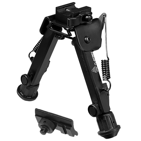 UTG TLBP98Q Super Duty  Quick Detach Black 6-8.5" Metal