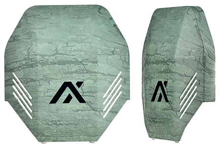 Axil LLC MXPLTG MX Plate  Polymer Over the Head Slate Green