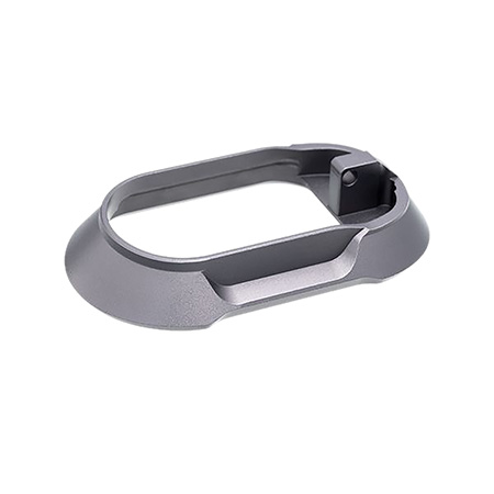 Tyrant CNC TDVP9MWGREY  Magwell Fits Heckler  &  Koch VP9/VP40 Grey Aluminum