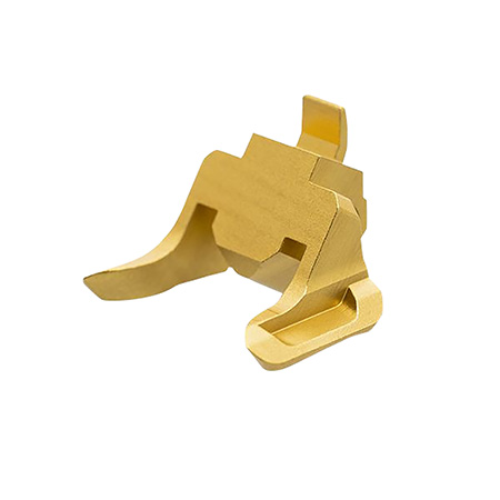 Tyrant CNC TDVP9EGOLD Extended Magazine Release  9mm/40 S&W Fits Heckler  &  Koch VP9/VP40 Gold Aluminum