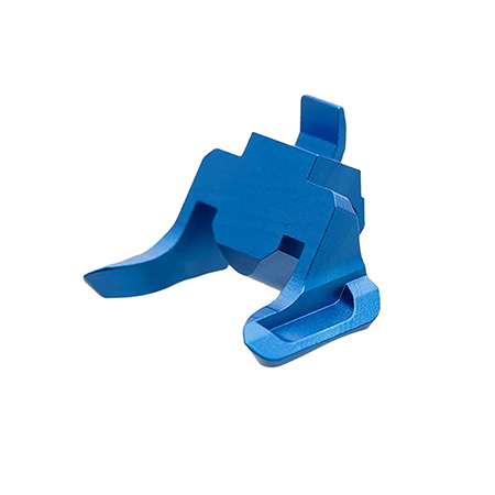 Tyrant CNC TDVP9EBLUE Extended Magazine Release  9mm/40 S&W Fits Heckler  &  Koch VP9/VP40 Blue Aluminum