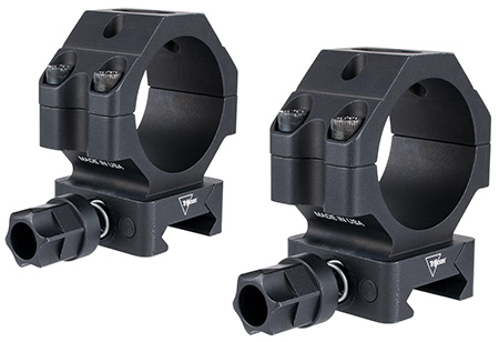 Trijicon AC22065 Scope Rings with Q-LOC Technology  Matte Black Aluminum 30mm Tube Medium