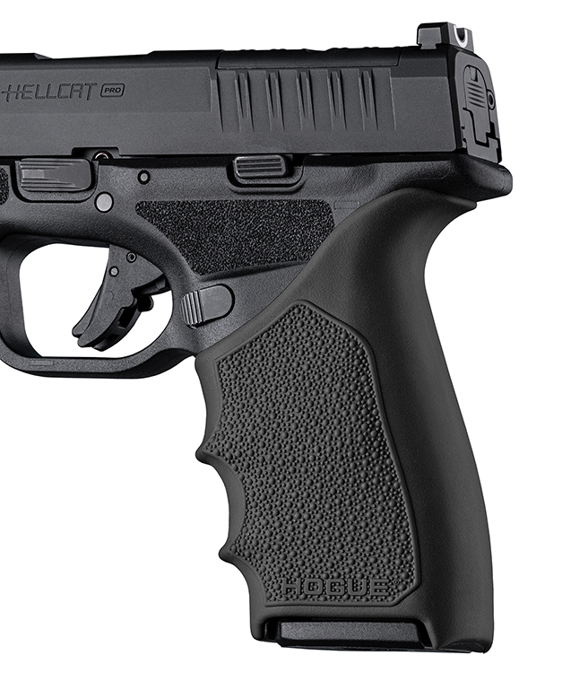 Hogue 18320 Grip Sleeve Handall Beavertail Black Rubber