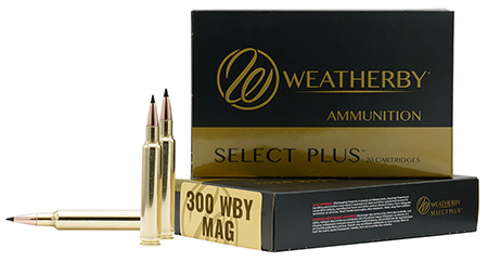 Weatherby F300180SCO Select Plus  300WthbyMag 180gr Swift Scirocco 20 Per Box/10 Case
