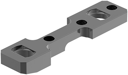 Leupold 53552 Dual Dovetail Base Black Gloss Ruger Blackhawk