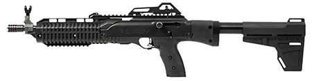 Hi-Point 1095PBRACE 1095P  10mm Auto 10+1 13.25" Black Threaded Barrel, Black Powdercoat Polymer Receiver w/Picatinny Rail, Picatinny Rail Forend, Black Pistol Brace, Black Plastic Grip