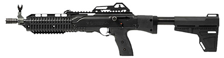 Hi-Point 4595PBRACE 4595P  45 ACP 9+1 14.95" Black Threaded Barrel, Black Powdercoat Polymer Receiver w/Picatinny Rail, Picatinny Rail Forend, Black Pistol Brace, Black Plastic Grip