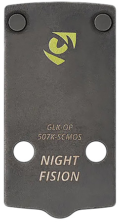 Night Fision GLKOP507KSCMOS Pistol Optic Mount Black Stainless Steel Fits Holosun 507K/407K Compatible w/ Glock 43X/48