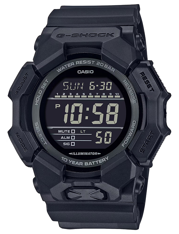GSHOCK GD0101A1CR    DIGITAL MOVEMENT         BLK