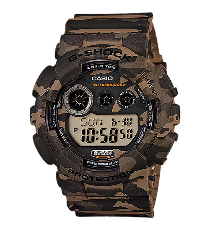GSHOCK GD120CM5CR  WOODLAND CAMO DIGITAL      CAMO