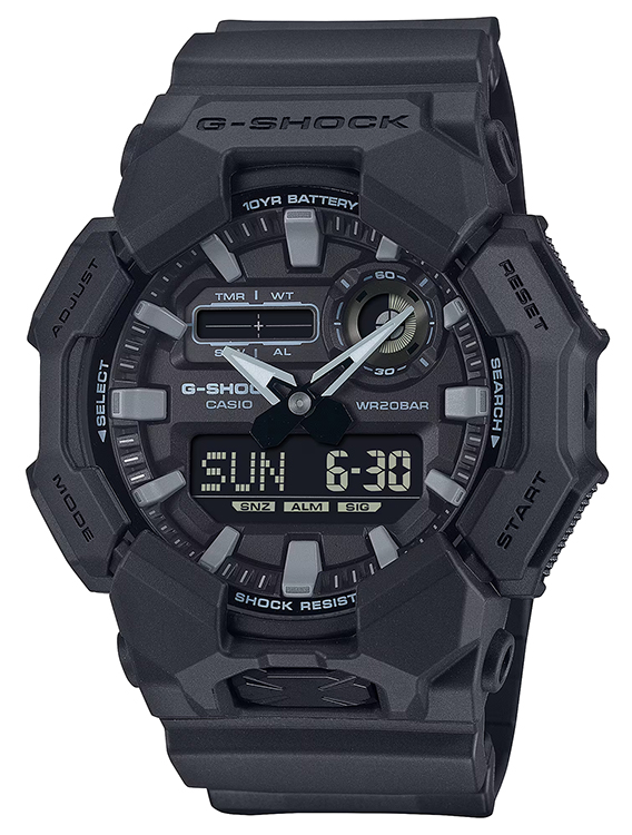 GSHOCK GA0101A1CR    ANALOG DIGITAL         BLK