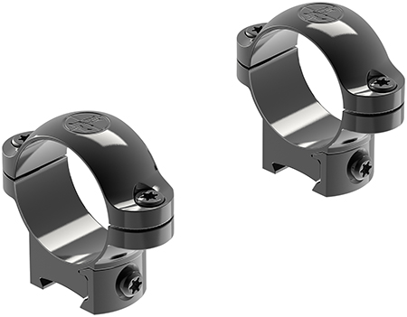 Leupold 49949 Ringmounts  Black Gloss 1" Rimfire Low
