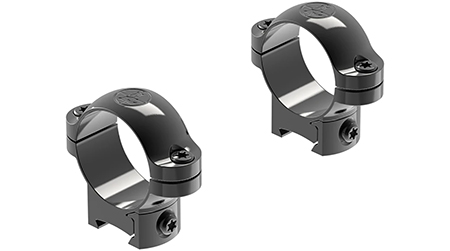Leupold 49947 Ringmounts  Black Gloss 1" Rimfire Medium