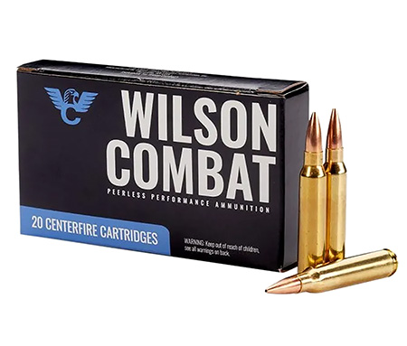 Wilson Combat A22369HPBT   223Rem 69gr Hollow Point Boat Tail Match 20 Per Box/10 Case