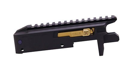 True Precision Inc TP1022CMPRCBLG TP/22 Receiver Set Aluminum Black Anodized Receiver/ Gold Bolt