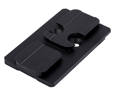 XS Sights GLOM001SM1ACRO Glock MOS Optic Plate  ACRO Footprint Black Nitride Steel